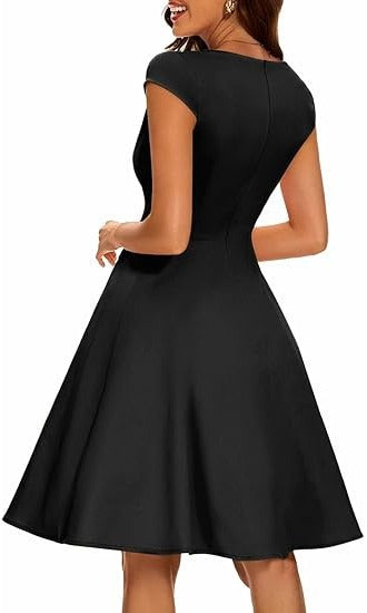 Rochie eleganta Bbonlinedress, marimea L, Nylon, culoare neagra