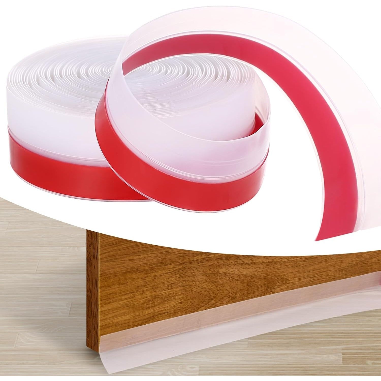 Banda izolatoare GWHOLE, 8m x 3.5 cm, autoadeziva, silicon flexibil, alb