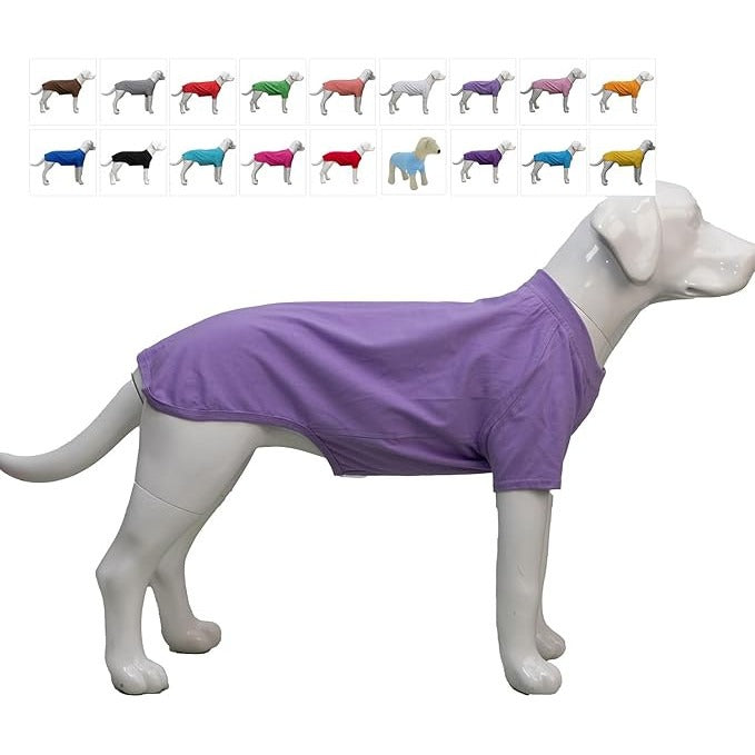 Haina caini Lovelonglong, marimea XS, basic, bumbac, culoare violet