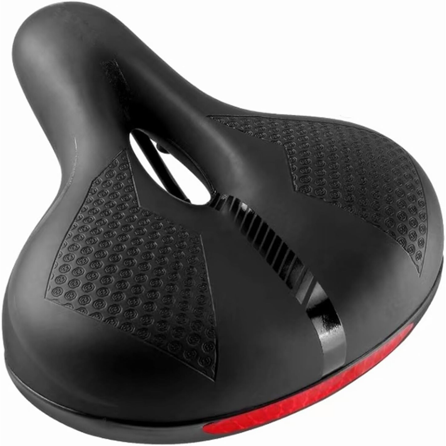 res_01a2bd20d81b1d17ca1c770f341f7f86.jpg Scaun de bicicleta, Benzi Reflectorizante, 25 x 21 x 11 cm, Confortabil, Impermeabil, Respirabil, Ergonomic, Absorbtie a Socurilor, Negru - imagine 1