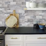 Set de 10 Placi PVC, Autocolante, Aspect Lemn Laminat, 34x29 cm, Montaj Peel & Stick - imagine 2