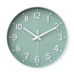 Ceas de Perete Silentios, 30 cm, fara Ticait, Verde