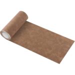 Piele pentru reparare, Autoadeziva, 10x160 cm, Bej inchis 1.0, pentru canapele, genti, jachete, mobilier, scaune auto
