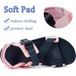 Sandale sport dama, marimea 37, cauciuc, outdoor, cu bareta la spate, roz - imagine 2