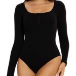Body modelator dama, marimea S, Nylon, fara bretele, cu tanga, negru