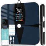 Cantar Smart P1, Indici corporali & BMI, Senzori de Mana, Analiza Corporala, Bluetooth, 20 Indici, 24 Utilizatori, Negru