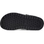 Sandale sport, marimea 42, cauciuc, unisex, cu bareta la spate, negru - imagine 4