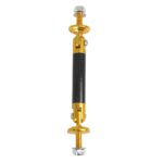Tija suport ajustabila pentru splitter bara fata auto, 130 mm, aluminiu + carbon, aurie - imagine 4