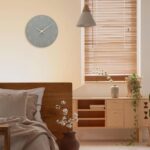 Ceas de perete, Silentios, din MDF, 30 cm - imagine 3
