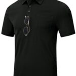 Tricou polo barbati, marimea XL, poliester, maneca scurta, negru