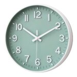 Ceas de Perete Silentios, 30 cm, fara Ticait, Verde - imagine 2