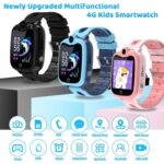 Ceas Smartwatch pentru copii, GPS si telefon, Apel video HD, Nano SIM, SOS, Rezistent la apa IP68, 7 jocuri - imagine 2