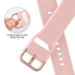 Set de 2 Curele Smartwatch, 38/40 mm, compatibile cu Apple Watch Series 1 2 3 4 5 6 7 8 9 10 11, albastru si roz - imagine 4