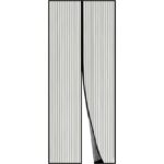 Plasa impotriva insectelor, pentru usa, 140 x 215 cm, neagra