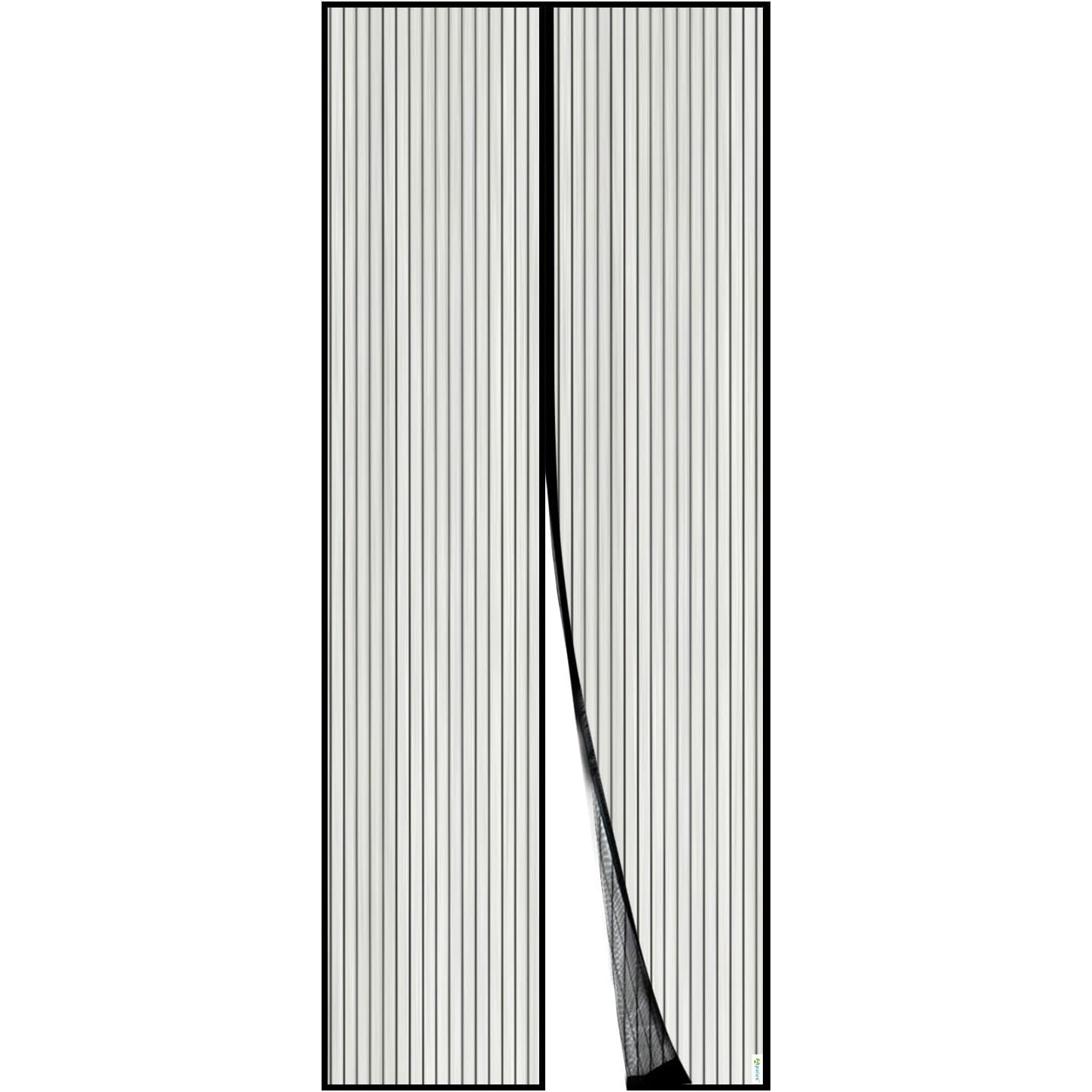 res_77abfc1a8e5456e35c561a79659a9ab4.jpg Plasa impotriva insectelor, pentru usa, 140 x 215 cm, neagra - imagine 1