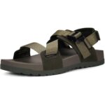 Sandale sport, marimea 43, cauciuc, unisex, cu bareta la spate, verde