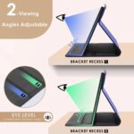 Husa compatibila cu Xiaomi Redmi Pad 10.61 Inch 2022, suport pentru S Pen, interior din catifea moale si piele premium PU, ultra-subtire, Albastru - imagine 2