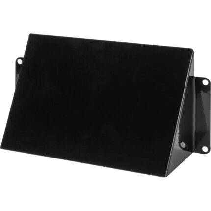 Capac ventilatie multifunctional, deflector, otel galvanizat, 14 x 7.6 cm, negru