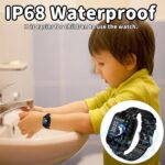 Ceas Smartwatch pentru copii, GPS si telefon, Apel video HD, Nano SIM, SOS, Rezistent la apa IP68, 7 jocuri - imagine 4