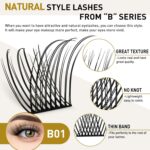 Gene false, 72 bucati, individuale, curbura C si D, B08, D-10mm - imagine 4