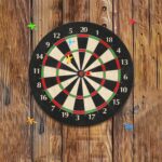 Protectie Perete pentru Darts, 30x30 cm, Autocolant, Model Lemn, Felt Durabil, Silentios