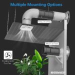 Ventilator axial, 150 mm, 587 m³/h, 19.2W, 3300 RPM, IPX4, cu regulator de viteza, negru - imagine 6