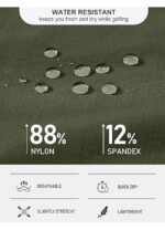 Pantaloni scurti barbati, bumbac, marimea XL, cargo, usori, uscare rapida, 5 buzunare, verde - imagine 4