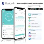 Cantar Smart F4 Pro, 180 kg, 22 Indici Corporali, Senzori ITO Full-Surface, Bluetooth, App Fitdays, Alb - imagine 4