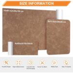 Piele pentru reparare, Autoadeziva, 10x160 cm, Bej inchis 1.0, pentru canapele, genti, jachete, mobilier, scaune auto - imagine 4