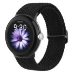 Curea Smartwatch compatibila cu Google Pixel Watch 2, Nylon Impletit, Confortabila, Reglabila, Unisex, Negru