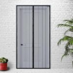 Plasa impotriva insectelor Cranach, poliester, pentru usa, 90x200cm, neagra