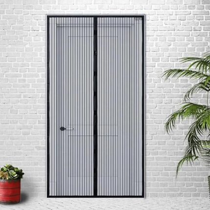 Plasa impotriva insectelor Cranach, poliester, pentru usa, 90x200cm, neagra