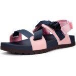 Sandale sport dama, marimea 40, cauciuc, outdoor, cu bareta la spate, roz