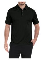 Tricou polo barbati, marimea S, poliester, maneca scurta, negru - imagine 4