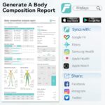 Cantar Smart P1, Indici corporali & BMI, Senzori de Mana, Analiza Corporala, Bluetooth, 20 Indici, 24 Utilizatori, Negru - imagine 5