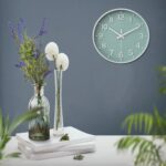 Ceas de Perete Silentios, 30 cm, fara Ticait, Verde - imagine 4