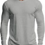 Bluza barbati, marimea XL, bumbac, maneca lunga, slim fit, respirabil, gri