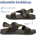 Sandale sport, marimea 43, cauciuc, unisex, cu bareta la spate, verde - imagine 2