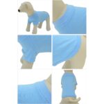 Haina caini, marimea S, basic, albastru deschis - imagine 2